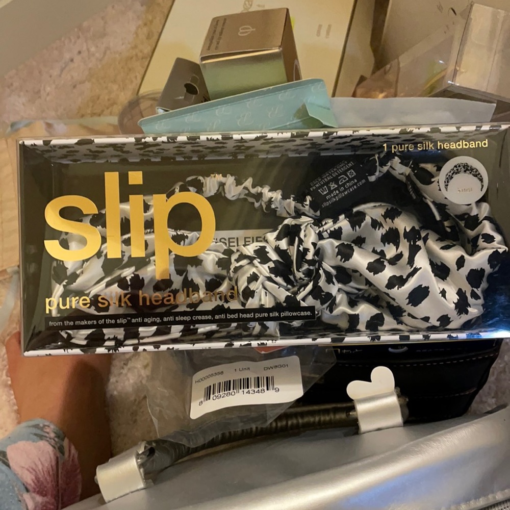 Slip pure silk headband❤️